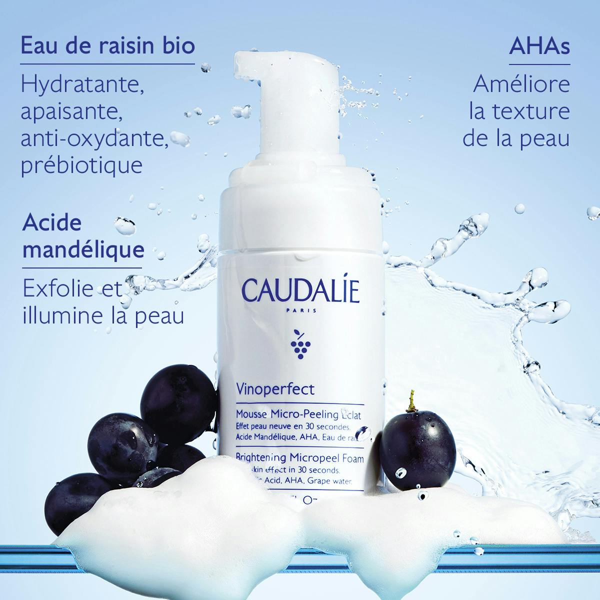 Mousse Micro-Peeling Éclat à l'Acide Mandélique (AHA) - 50mL