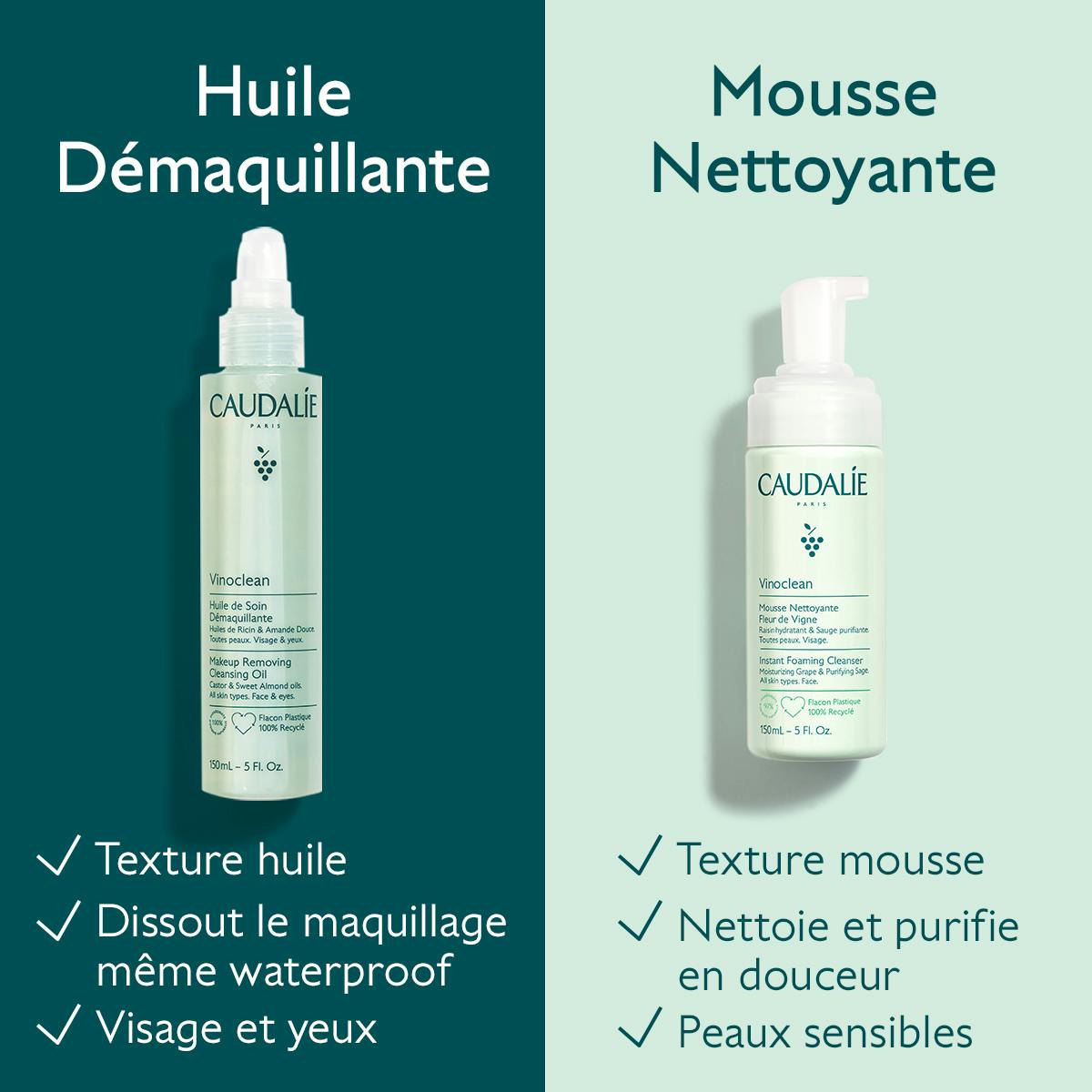 Mousse Nettoyante Visage Fleur de Vigne - 50ml